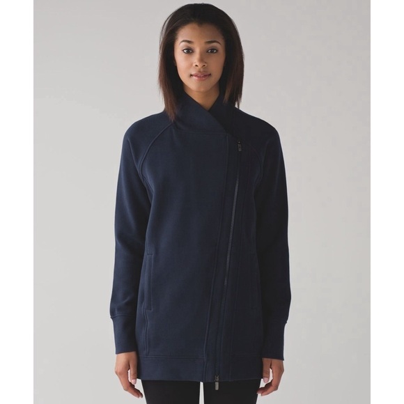 lululemon athletica Sweaters - Lululemon Back to It Wrap Inkwell Navy Blue 4